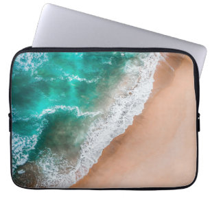 Capa Para Notebook Ondas na Praia Arenosa
