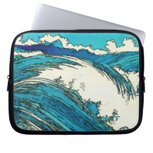 Capa Para Notebook Ondas oceânicas PixDezines konen uehara, 上 原