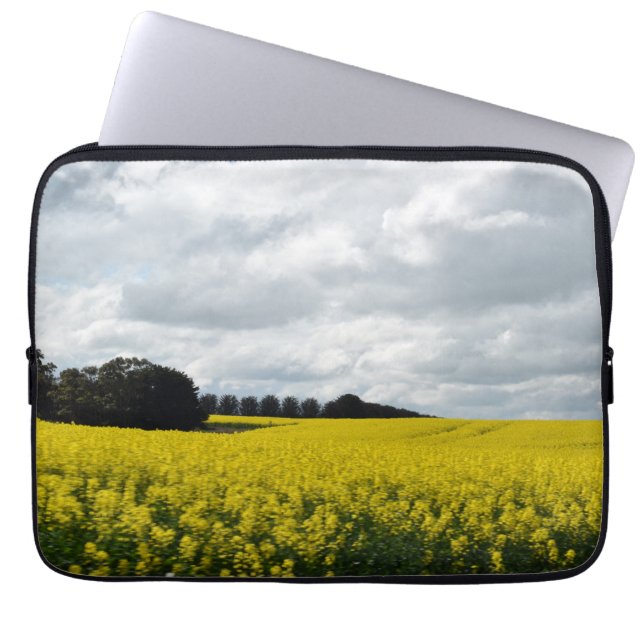 Capa Para Notebook Ondas ouros de Streatham (Frente)