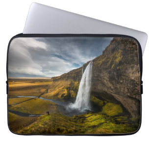 Capa Para Notebook Opinião bonita da paisagem de Seljalandsfoss