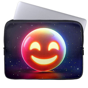 Capa Para Notebook Orb Emoji Feliz e Brilhante