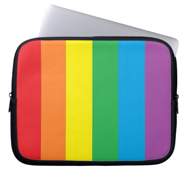 Capa Para Notebook "Orgulho Arco-Íris" (Frente)
