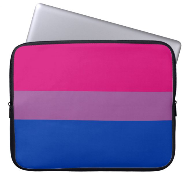 Capa Para Notebook Orgulho Bissexual (Bandeira Bi) (Frente)