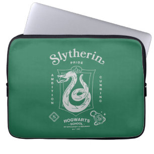 Capa Para Notebook ORGULHO DA SLYTHERIN™ Ambição Astúcia Brasão
