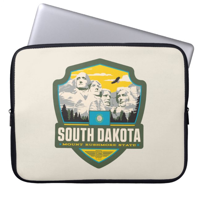 Capa Para Notebook Orgulho Estatal | Dakota do Sul (Frente)