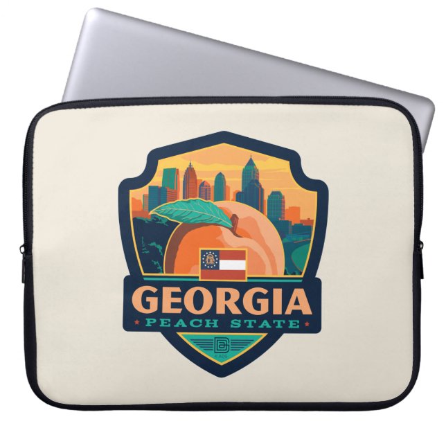 Capa Para Notebook Orgulho Estatal | Geórgia (Frente)