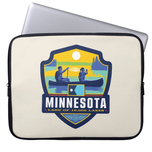 Capa Para Notebook Orgulho Estatal | Minnesota (Frente)