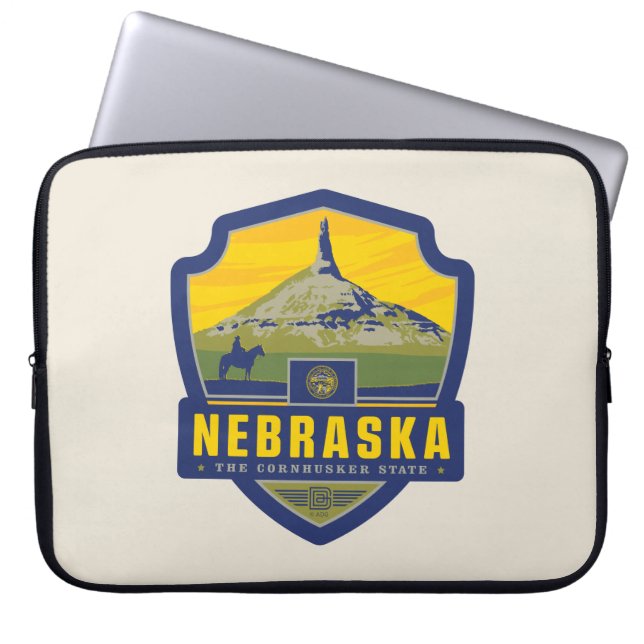 Capa Para Notebook Orgulho Estatal | Nebraska (Frente)