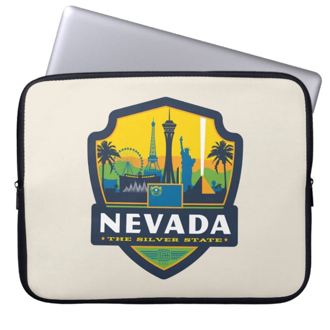 Capa Para Notebook Orgulho Estatal | Nevada (Frente)