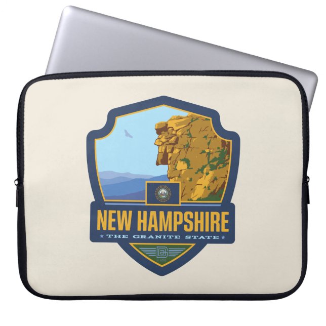 Capa Para Notebook Orgulho Estatal | Nova Hampshire (Frente)