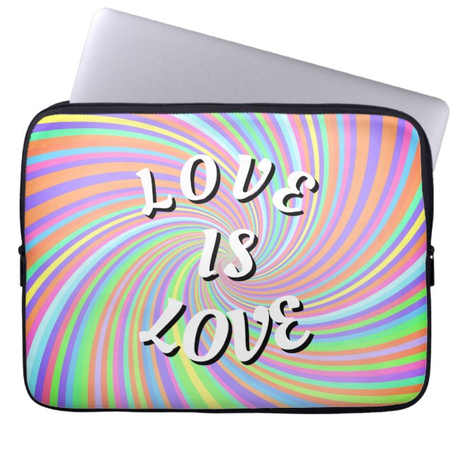 Capa Para Notebook Orgulho Love Is Love (Frente)