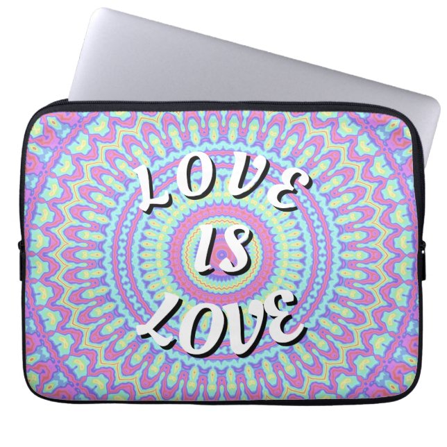 Capa Para Notebook Orgulho Love Is Love (Frente)