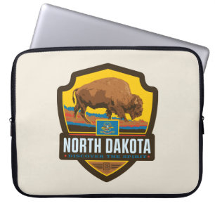 Capa Para Notebook Orgulho North Dakota do estado
