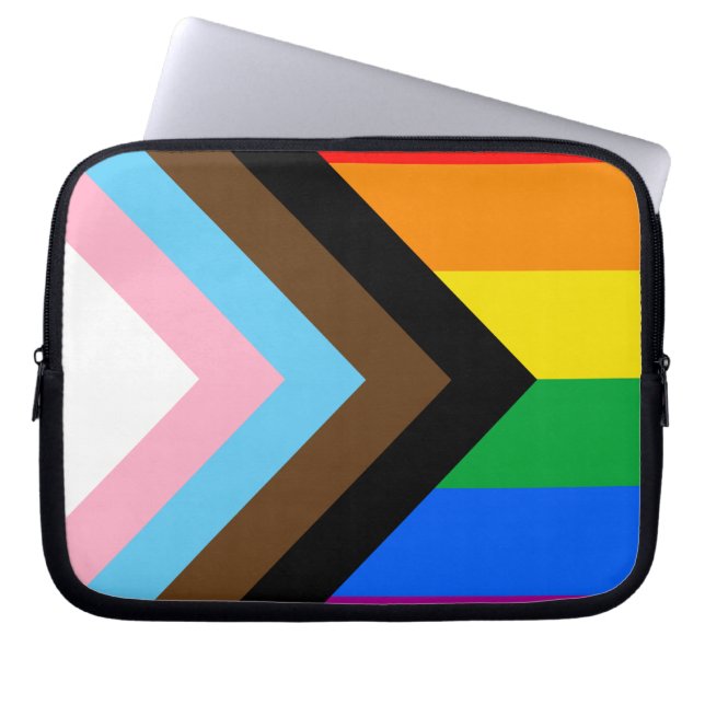 Capa Para Notebook Orgulho Progressivo LGBTQ+ (Frente)