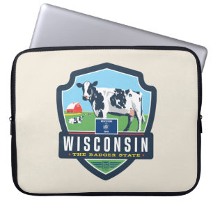 Capa Para Notebook Orgulho Wisconsin 2 do estado