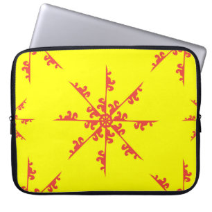 Capa Para Notebook Ornament Swirl Pattern vintage ilustração abstrac
