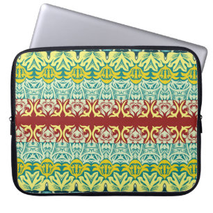 Capa Para Notebook Ornamental Floral: Design de Vintage sem costura