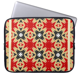 Capa Para Notebook Ornamento Com Padrão Colorido Geométrico, Seda Ne