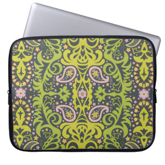 Capa Para Notebook ornamento paisley oriental; flo decorativo sem cos