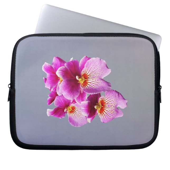 Capa Para Notebook Orquídeas cor-de-rosa (Frente)