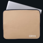 Capa Para Notebook Oryx Brown Beige Color Name<br><div class="desc">Oryx Brown Beige Color Name</div>