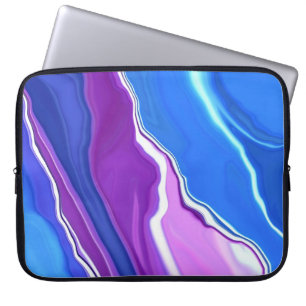 Capa Para Notebook Os "Bluebells abstraem" a bolsa de laptop