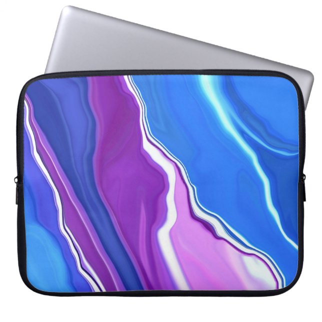 Capa Para Notebook Os "Bluebells abstraem" a bolsa de laptop (Frente)