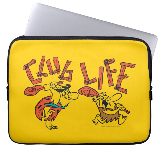 Capa Para Notebook Os Flintstones | Fred & Barney - Club Life (Frente)