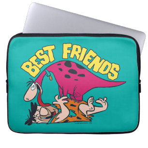 Capa Para Notebook Os Flintstones   Fred & Dino - Melhores Amigos