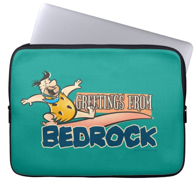 Capa Para Notebook Os Flintstones | Fred - Saudações De Bedrock (Frente)