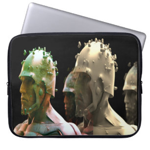 Capa Para Notebook Os Homens do Exército de Metal em uma Bolsa de Ele