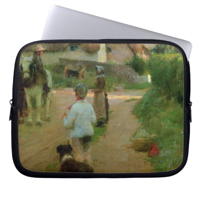 Capa Para Notebook Os Loiterers, 1888 (óleo em canvas) (Frente)