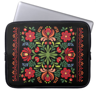 Capa Para Notebook Os povos húngaros projetam o vermelho e o rosa
