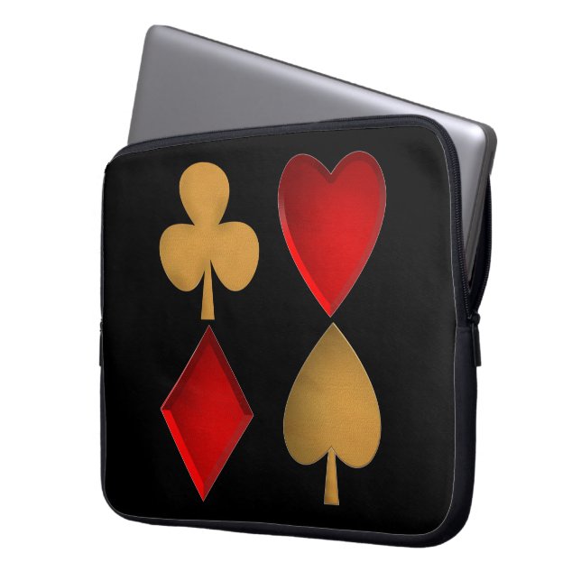 Capa Para Notebook Os quatro naipes (Frente Esquerda)