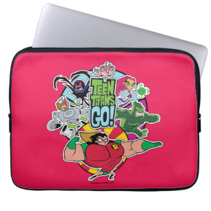 Capa Para Notebook Os titã adolescentes vão! gráfico do grupo da
