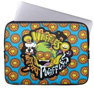 Capa Para Notebook Os titã adolescentes vão! Waffles do menino do