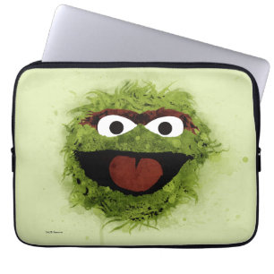 Capa Para Notebook Oscar, o Monstro   Tendência Aquarela