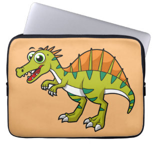Capa Para Notebook Ótima Ilustração De Um Espinossauro Sorridente.
