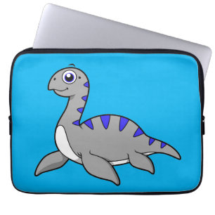 Capa Para Notebook Ótima Ilustração De Um Monstro De Loch Ness.