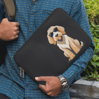 Capa Para Notebook Otterhound legal com Sunnies