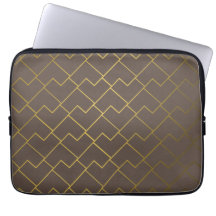 Ouro Geométrico Café Chocolate Castanho