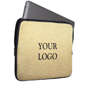 Capa Para Notebook Ouro Limpo Simples Personalizado Sua Logomarca Aqu