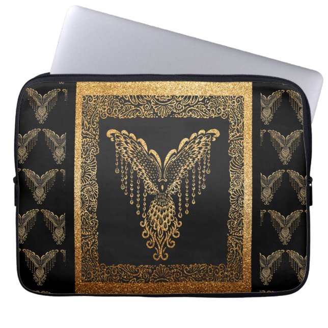 Capa Para Notebook Ouro Phoenix Elegance (Frente)