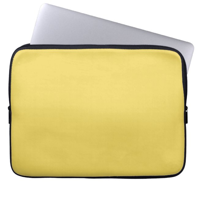 Capa Para Notebook Ouro Real Sólido Cor Lisa (Frente)