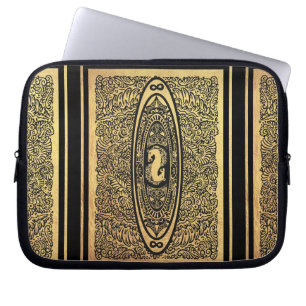 Capa Para Notebook Ouro Seacavalo Mandala - Ornamentado Infinito Desi