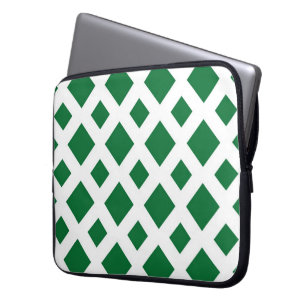 Capa Para Notebook Ouros Verdes em Branco