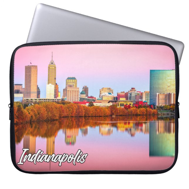 Capa Para Notebook Outono Em Indianápolis, Indiana, EUA (Frente)