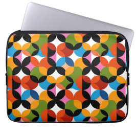 Capa Para Notebook Padrão Abstrato Boho Colorido Moderno de Meados do