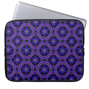 Capa Para Notebook Padrão Abstrato Floral Moderno Boho Elegante #505