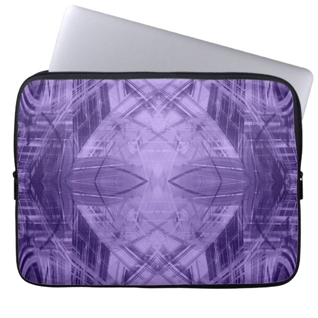 Capa Para Notebook Padrão abstrato violeta (Frente)